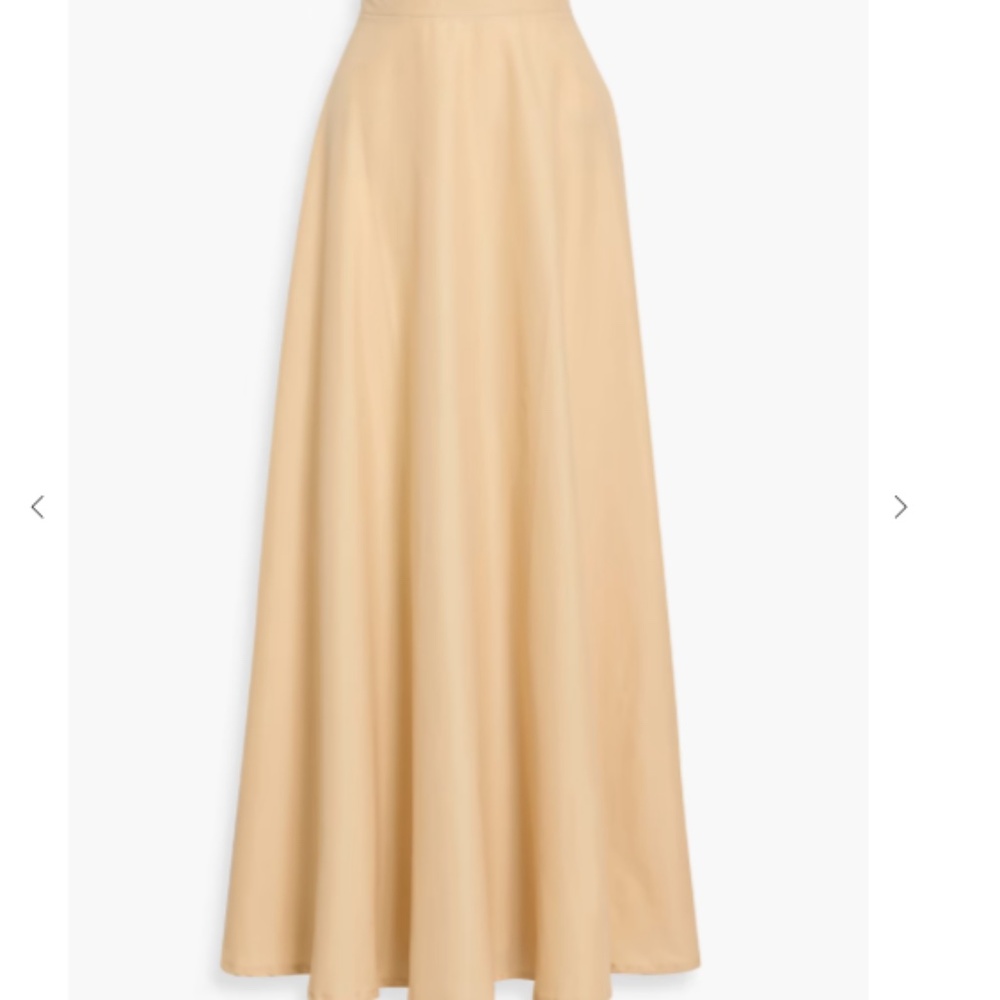 CHIARA BONI LA PETITE ROBE Aubry cotton-blend poplin maxi skirt